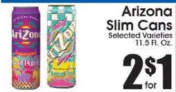 Supremo Foods Inc Arizona Slim Cans offer