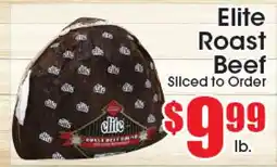 Supremo Foods Inc Elite Roast Beef offer