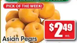 Supremo Foods Inc Asian Pears offer