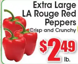 Supremo Foods Inc Extra Large LA Rouge Red Peppers offer