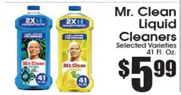 Supremo Foods Inc Mr. Clean Liquid Cleaners offer