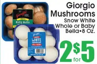 Supremo Foods Inc Giorgio Mushrooms offer
