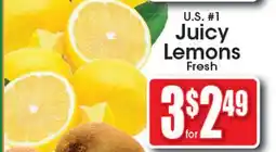Supremo Foods Inc U.S. #1 Juicy Lemons offer