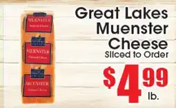 Supremo Foods Inc Great Lakes Muenster Cheese offer