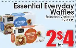 Supremo Foods Inc Essential Everyday Waffles offer