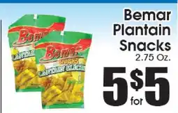 Supremo Foods Inc Bemar Plantain Snacks offer