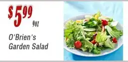 O'briens Market O'Brien's Garden Salad offer
