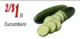 O'briens Market Cucumbers offer