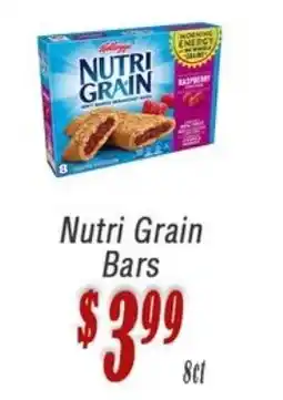 O'briens Market Nutri Grain Bars offer