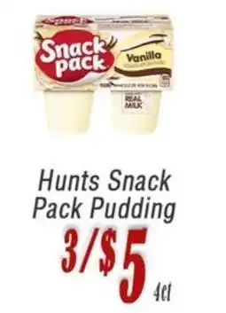 O'briens Market Hunts Snack Pack Pudding offer
