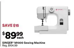 Michaels SINGER M1000 Sewing Machine offer