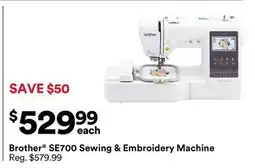 Michaels Brother SE700 Sewing & Embroidery Machine offer