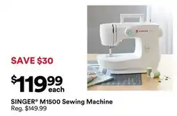 Michaels SINGER M1500 Sewing Machine offer