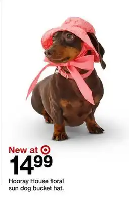 Target Hooray House floral sun dog bucket hat offer