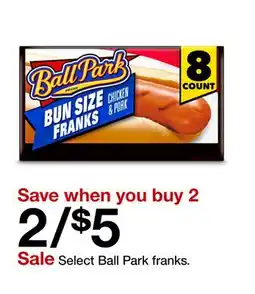Target Select Ball Park franks offer
