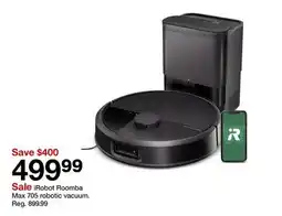 Target iRobot Roomba Max 705 robotic vacuum offer