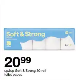 Target up&up Soft & Strong 30-roll toilet paper offer
