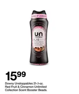 Target Downy Unstoppables 21-1-oz. Red Fruit & Cinnamon Unlimited Collection Scent Booster Beads offer