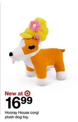 Target Hooray House corgi plush dog toy offer