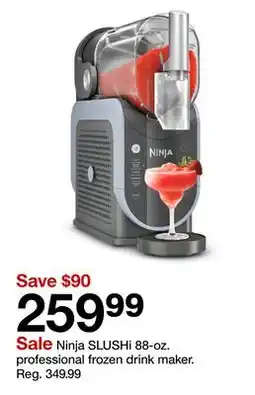 Target Ninja SLUSHI 88-oz. professional frozen drink maker offer