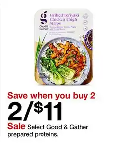 Target Select Good & Gather prepared proteins offer