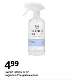 Target Branch Basics 16-oz. fragrance-free glass cleaner offer