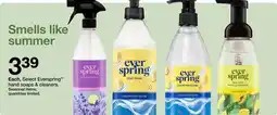 Target Each, Select EverSpring Variety of cleaners offer