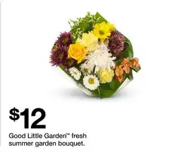 Target Good Little Garden fresh summer garden bouquet offer