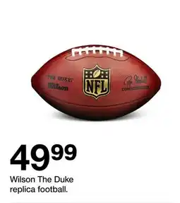 Target Wilson The Duke replica football offer