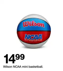 Target Wilson NCAA mini basketball offer