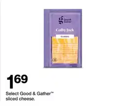 Target Select Good & Gather sliced cheese offer