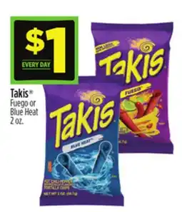 Dollar General Takis Fuego or Blue Heat offer