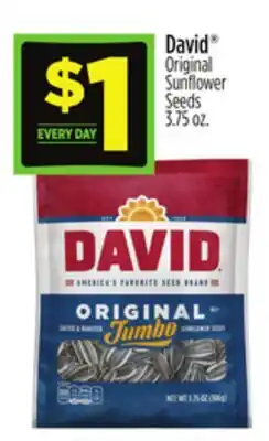 Dollar General David Original Sunflower Seeds offer