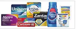 Dollar General Aspercreme , Allegra , Cortizone , Dulcolax , Icy Hot , Unisom , Xyzal , Zantac or Selsun blue Item offer
