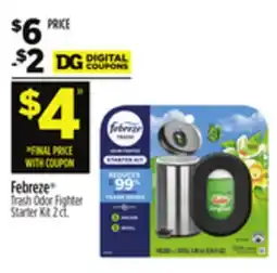 Dollar General Febreze Trash Odor Fighter Starter Kit offer