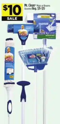 Dollar General Mr. Clean Mops or Brooms offer