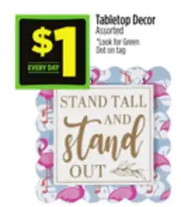 Dollar General Tabletop Decor offer