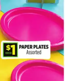 Dollar General PAPER PLATES offer