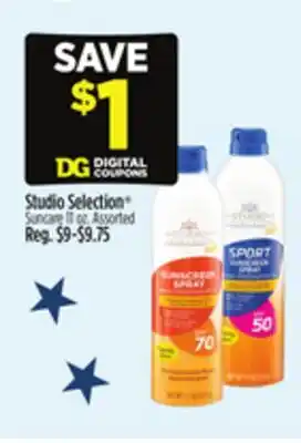 Dollar General Studio Selection Suncare offer