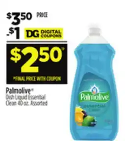 Dollar General Palmolive Dish Liquid Essential Clean offer