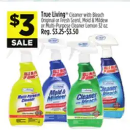 Dollar General True Living Cleaner with Bleach offer