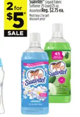 Dollar General Suavitel Liquid Fabric Softener offer