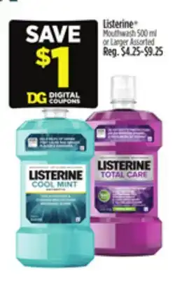 Dollar General Listerine Mouthwash offer
