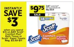 Dollar General Scott Comfort Plus Bath Tissue offer