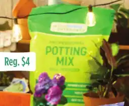Dollar General True Living All Purpose Potting Soil, Professional Potting Mix with Fertilizer or Container Mix offer
