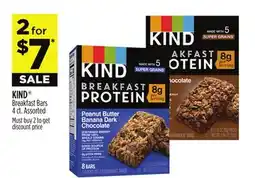 Dollar General KIND Breakfast Bars offer