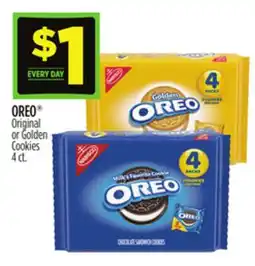 Dollar General OREO Original or Golden Cookies offer