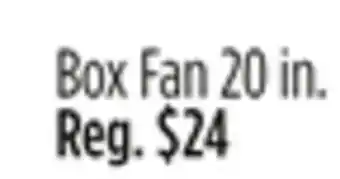 Dollar General Box Fan offer