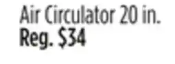 Dollar General Air Circulator offer