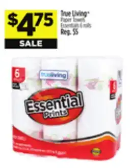 Dollar General True Living Paper Towels Essentials offer